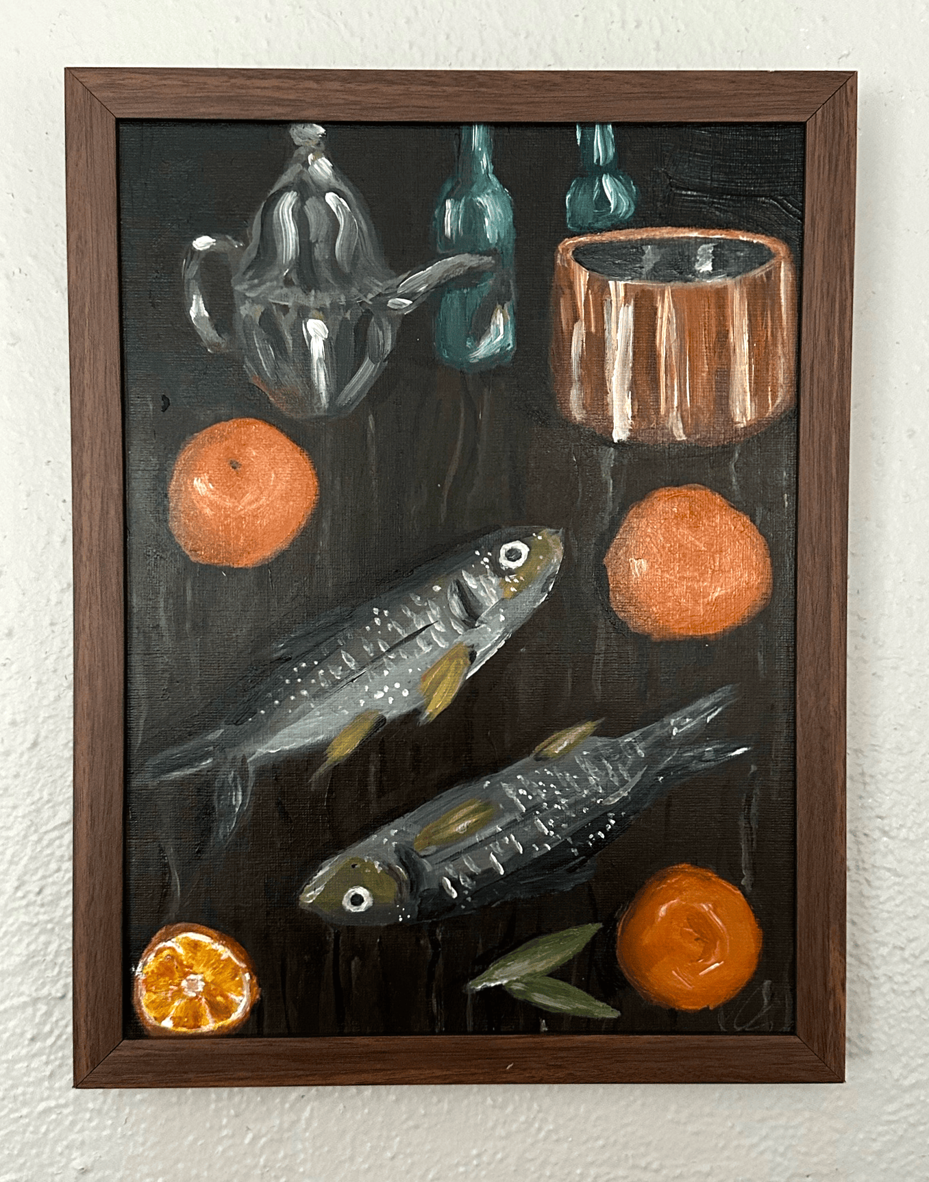 Kitchen Table-canvas paper
