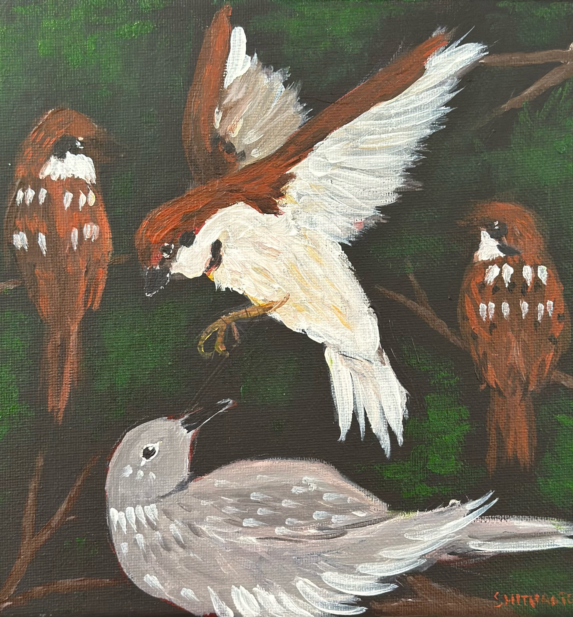 The Sparrows (Two) - SOLD