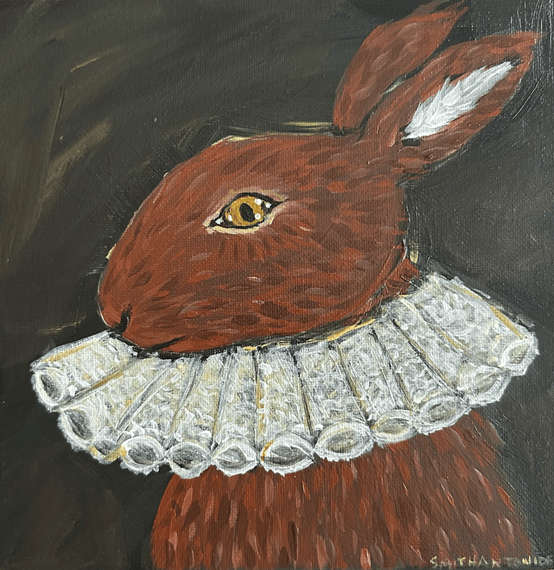 Rabbit in Collar