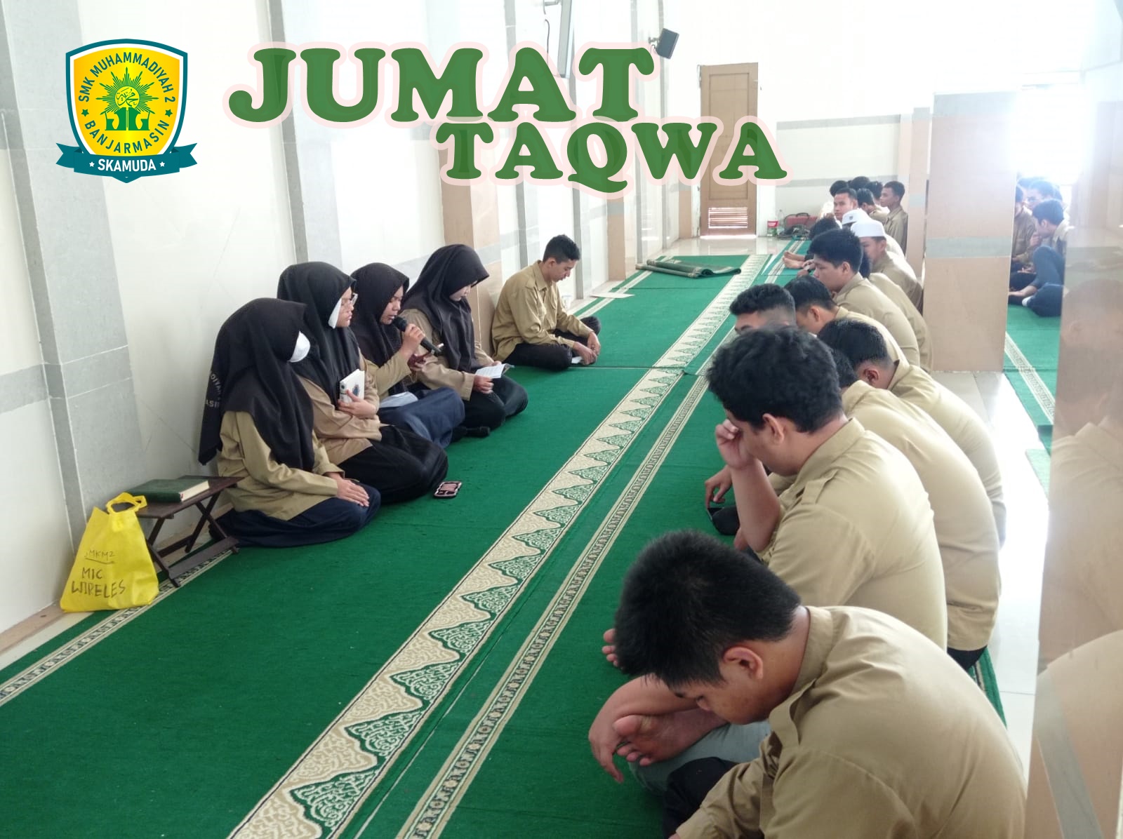Read more about the article JUMAT TAQWA TINGKATKAN KEIMANAN DAN KETAQWAAN – SMK MUHAMMADIYAH 2 BANJARMASIN