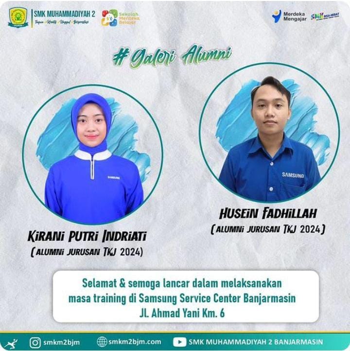 Read more about the article MASYAALLAH  ALUMNI SMK MUHAMMADIYAH 2 SUDAH MASA TRAINING GAES AYO TENGOK