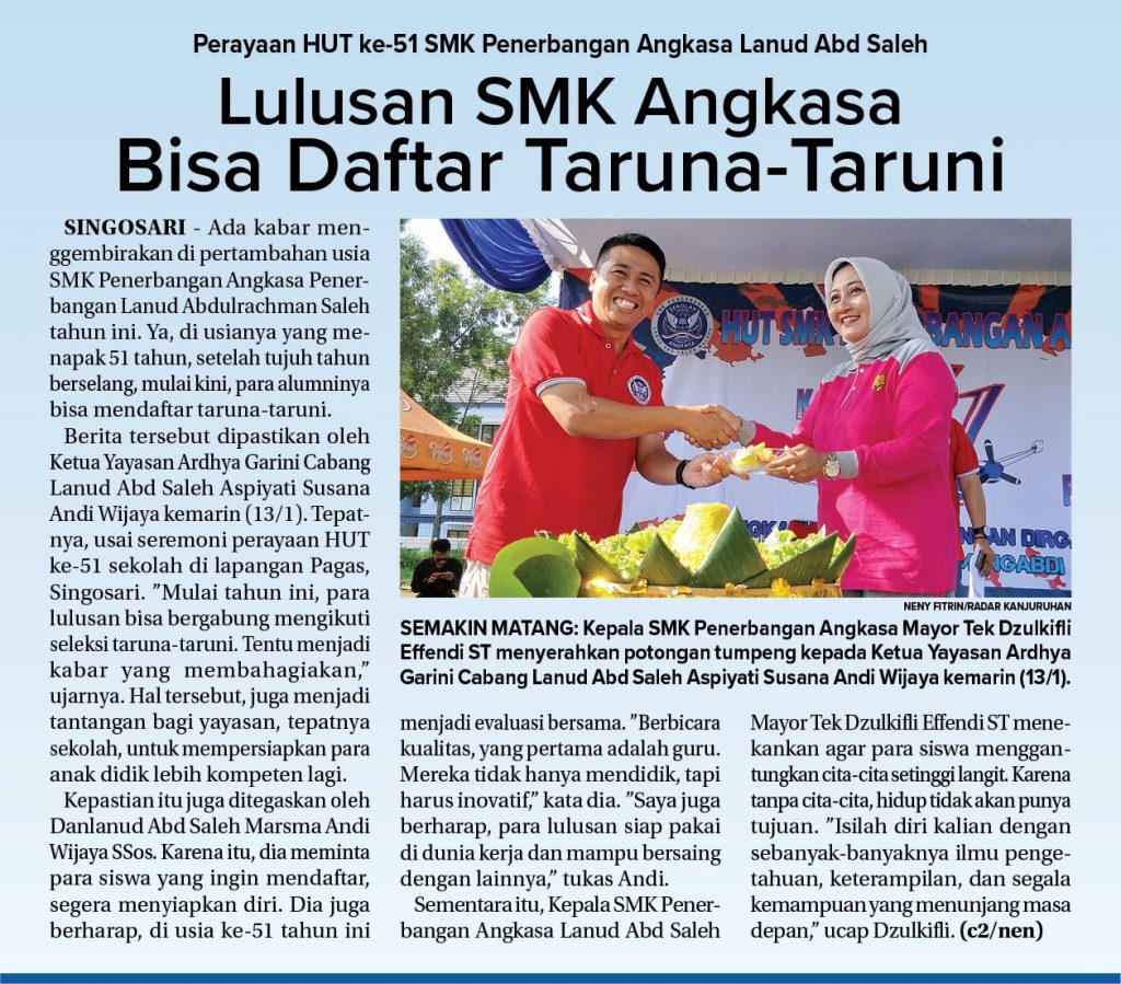 2021/2022 dapat menghubungi nomer pendaftaran 03614742600 atau . Smk Penerbangan Angkasa