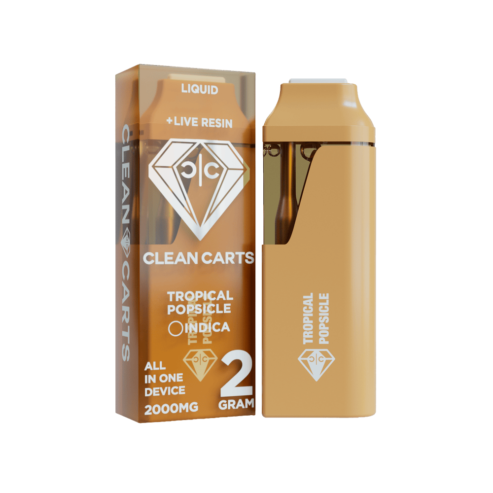 Tropical Popsicle disposable vape featuring a blend of tropical fruits with a light icy finish, designed for smooth draws and a refreshing, sweet vaping experience.