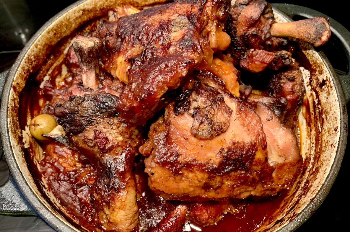 Pollo alla Cacciatora, Chicken Cacciatora or Hunter’s chicken