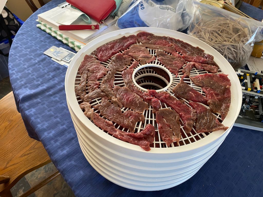 on dehydrator