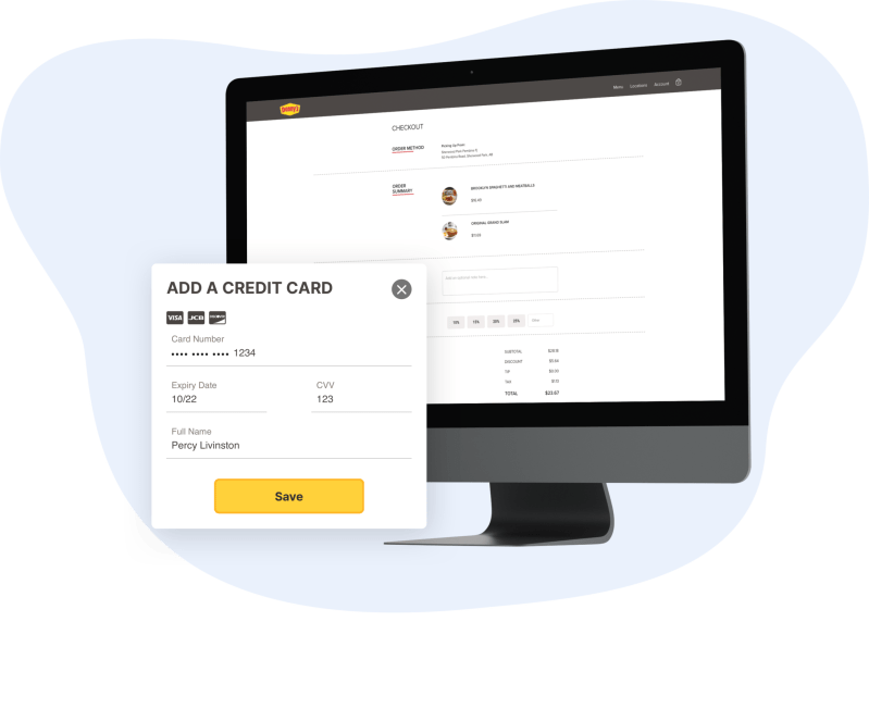 Web Ordering Platform For Restaurants Smooth Commerce - Light Texture Collection - High Resolution Quality