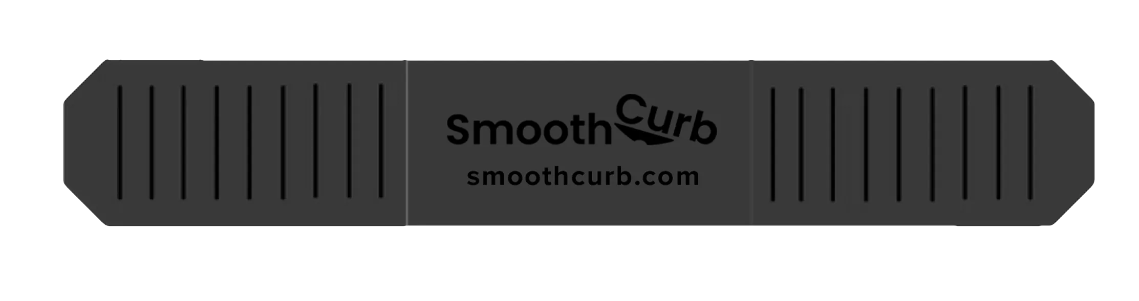 Smooth Curb driveway curb ramp technical diagram showing dimensions