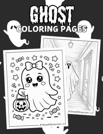 43 Ghost Coloring Pages for Kids 43 Ghost Coloring Pages for Kids