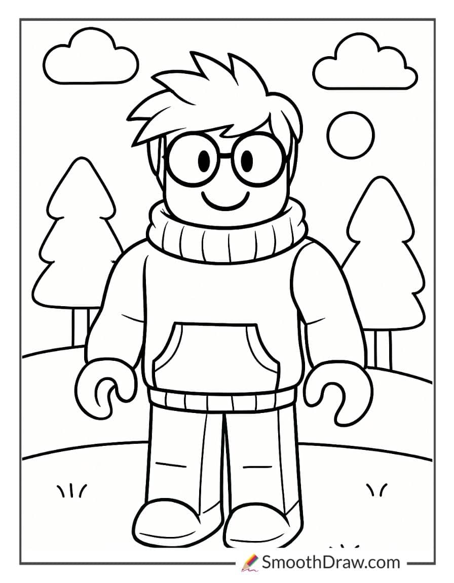 74 Roblox Coloring Pages Free PDF Printables Cute Roblox Coloring Pages 