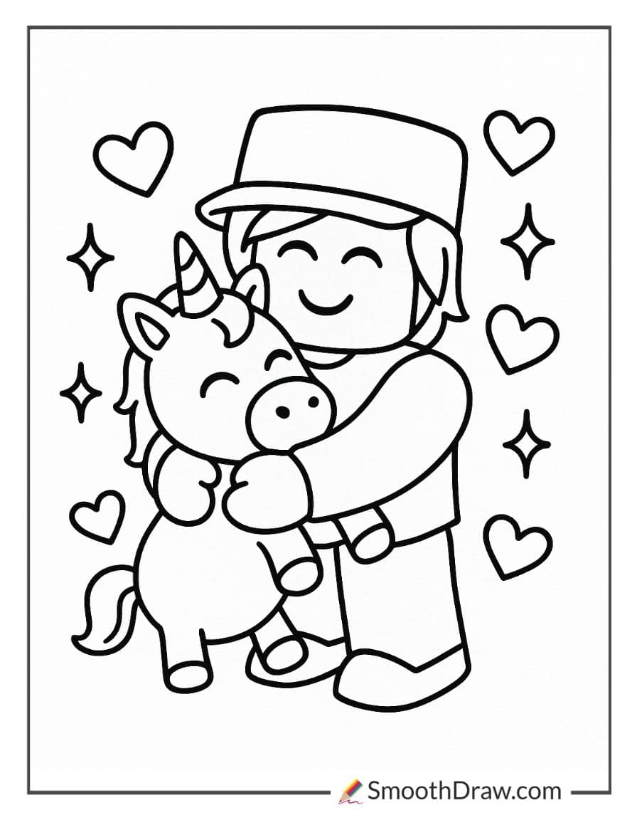 74 Roblox Coloring Pages Free PDF Printables Easy Roblox Coloring Pages 