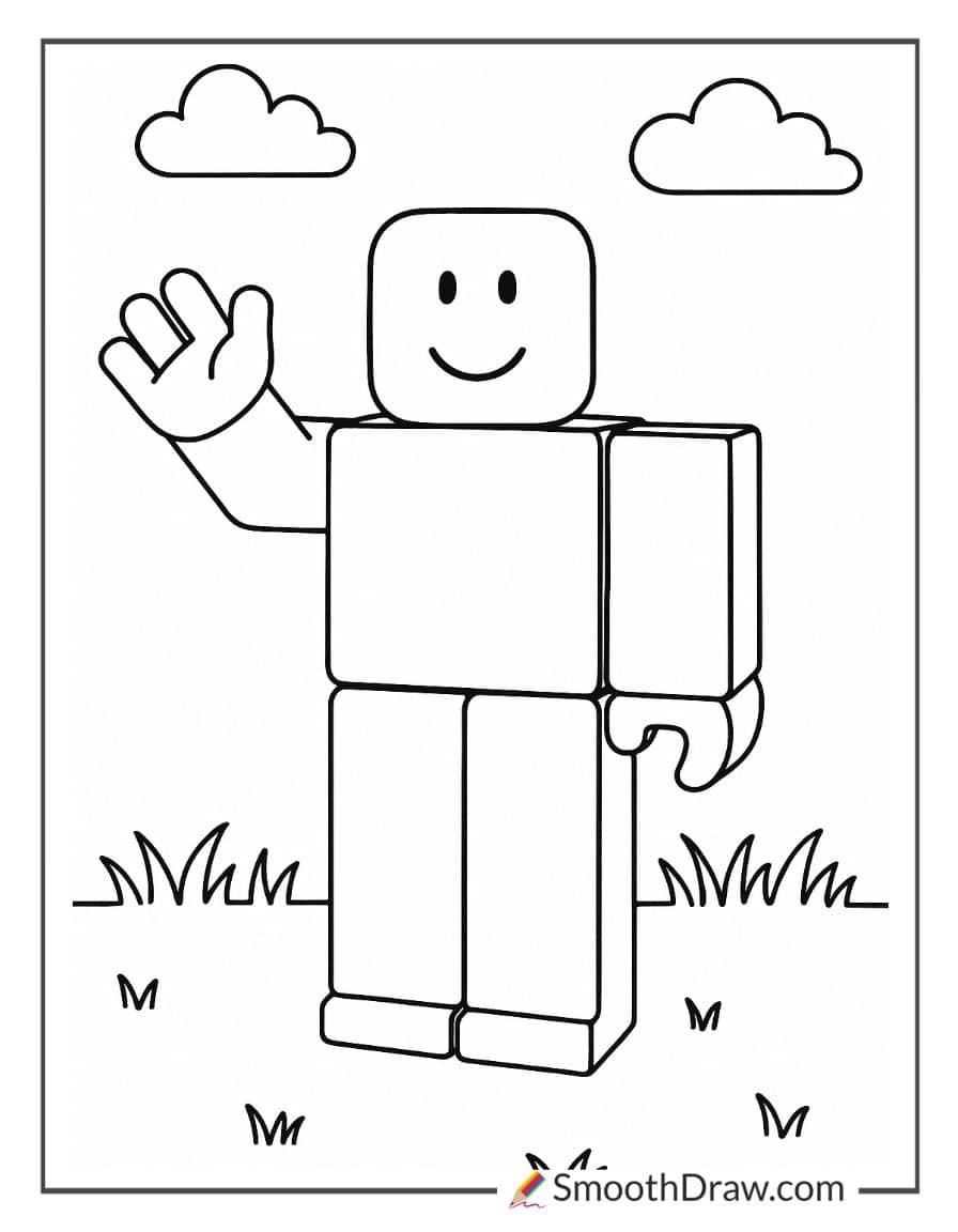 74 Roblox Coloring Pages Free PDF Printables Roblox Coloring Pages For Kids 