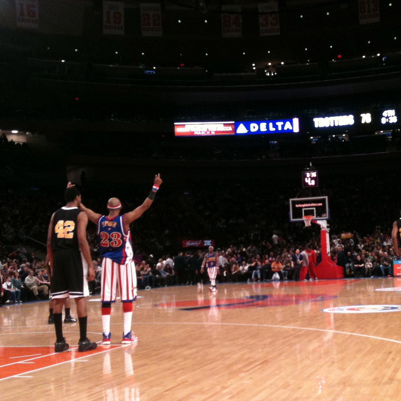 In February, I got to go to a Harlem Globetrotters game thanks to my cousin Josh. SO. MUCH. FUN!