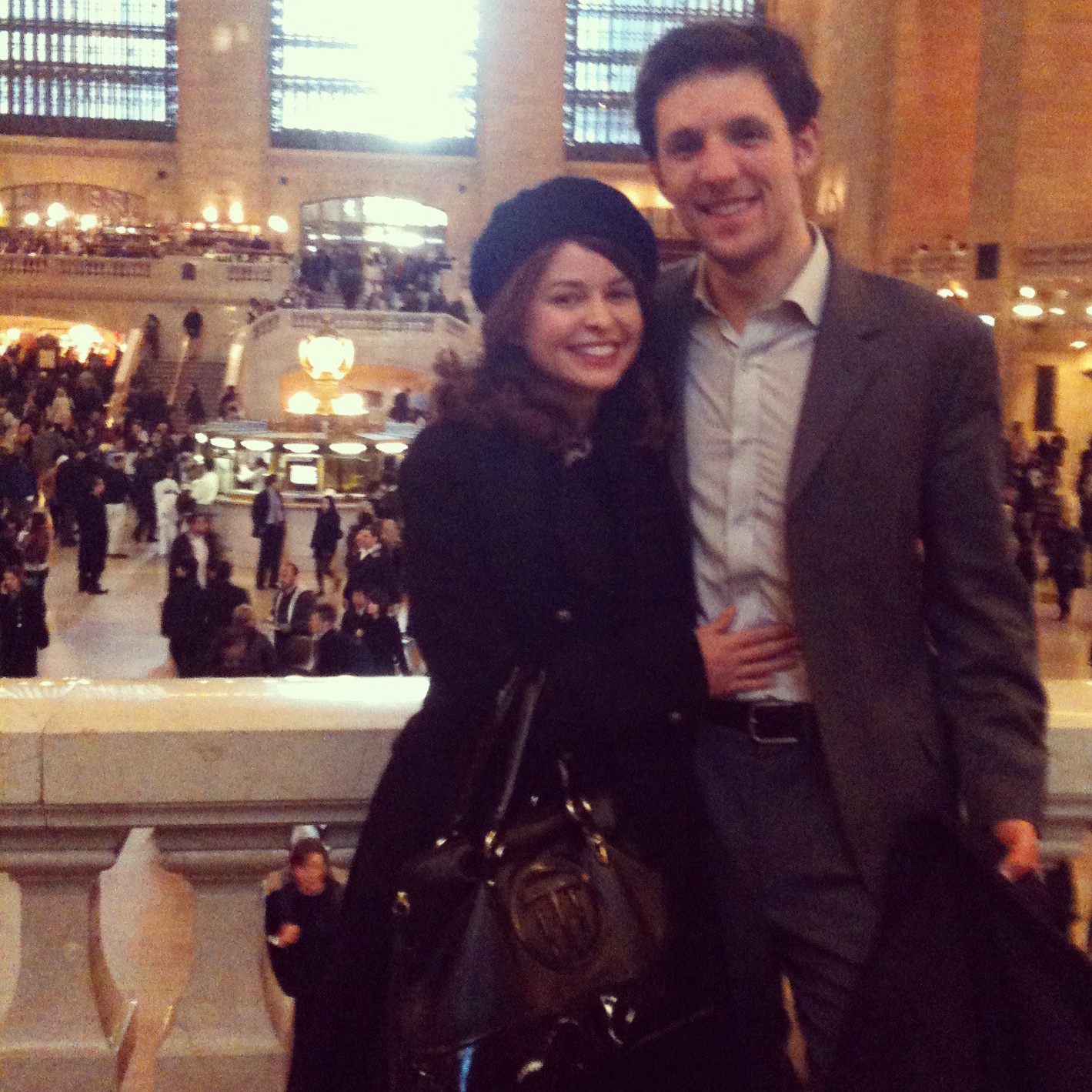 Also in March, Devin and I met up at Grand Central to attend a fancy function sponsored by our alma mater. Thanks, college!