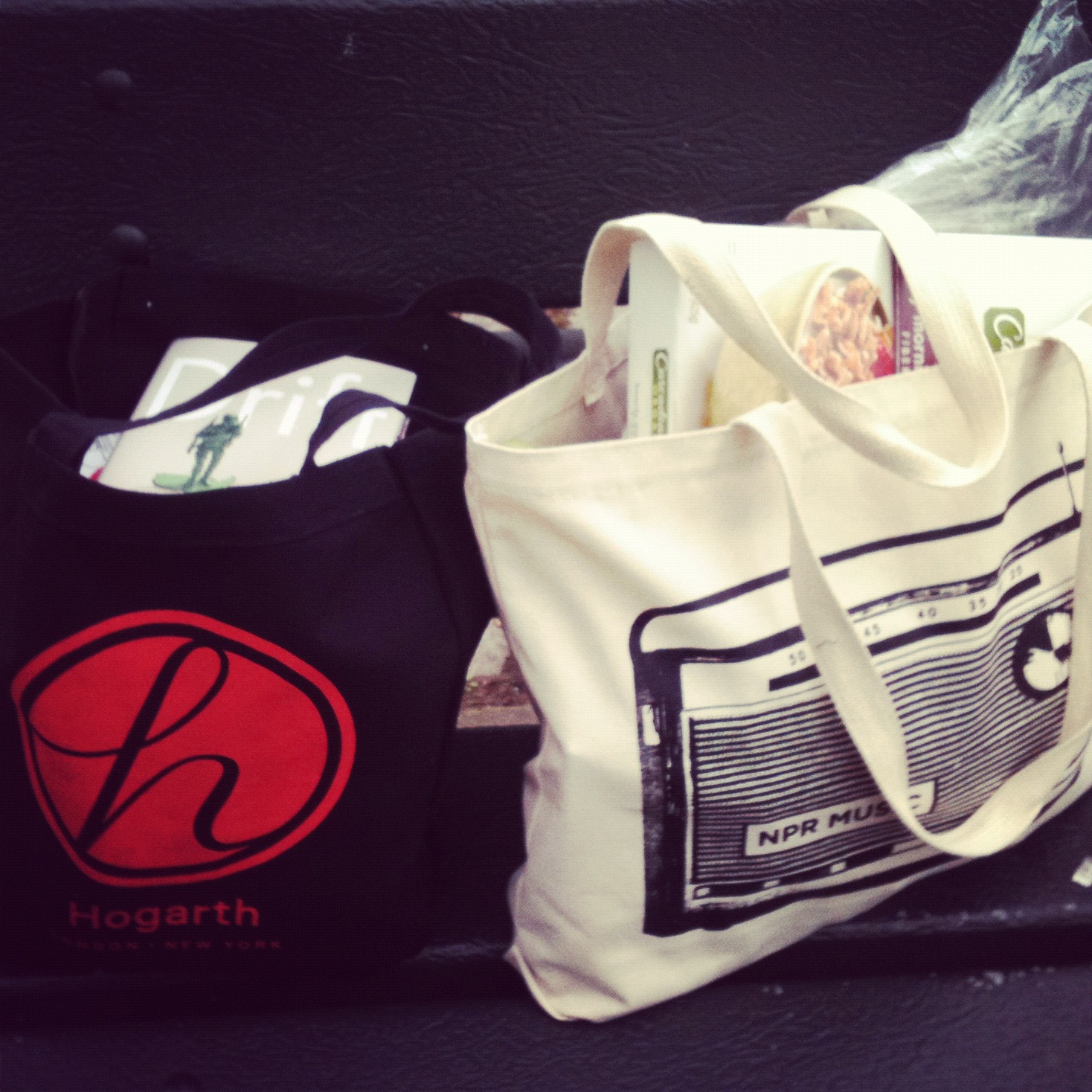 Also in April I got to visit a publishing house and the NPR New York headquarters. I even got free books and free tote bags!