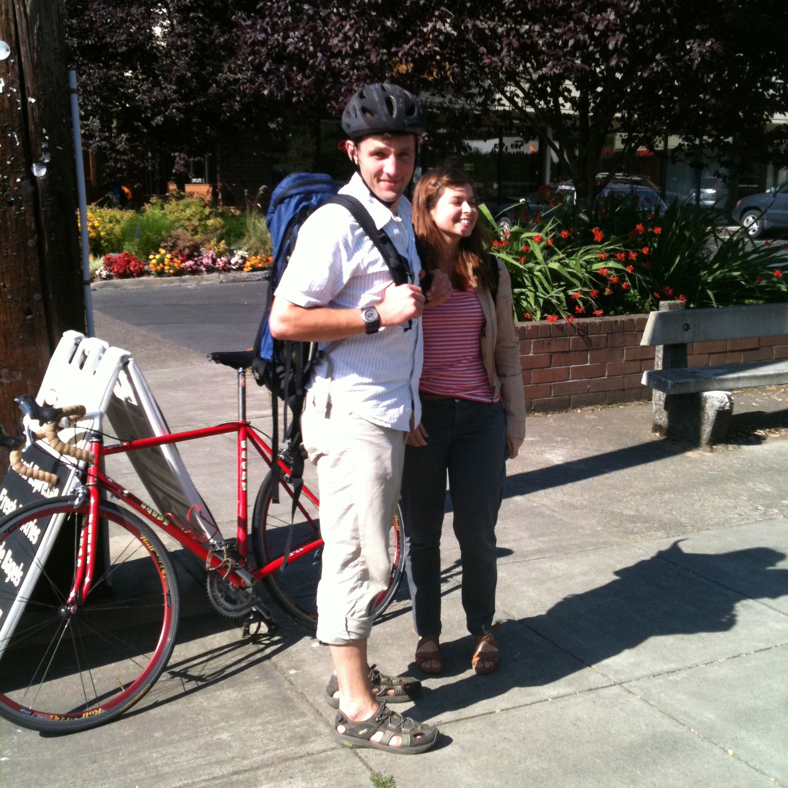 Bonus: Devin happened to be in Portland, too! Unfortunately, we weren't terribly photogenic in July...