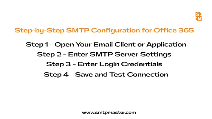 smtp configuration for office 365