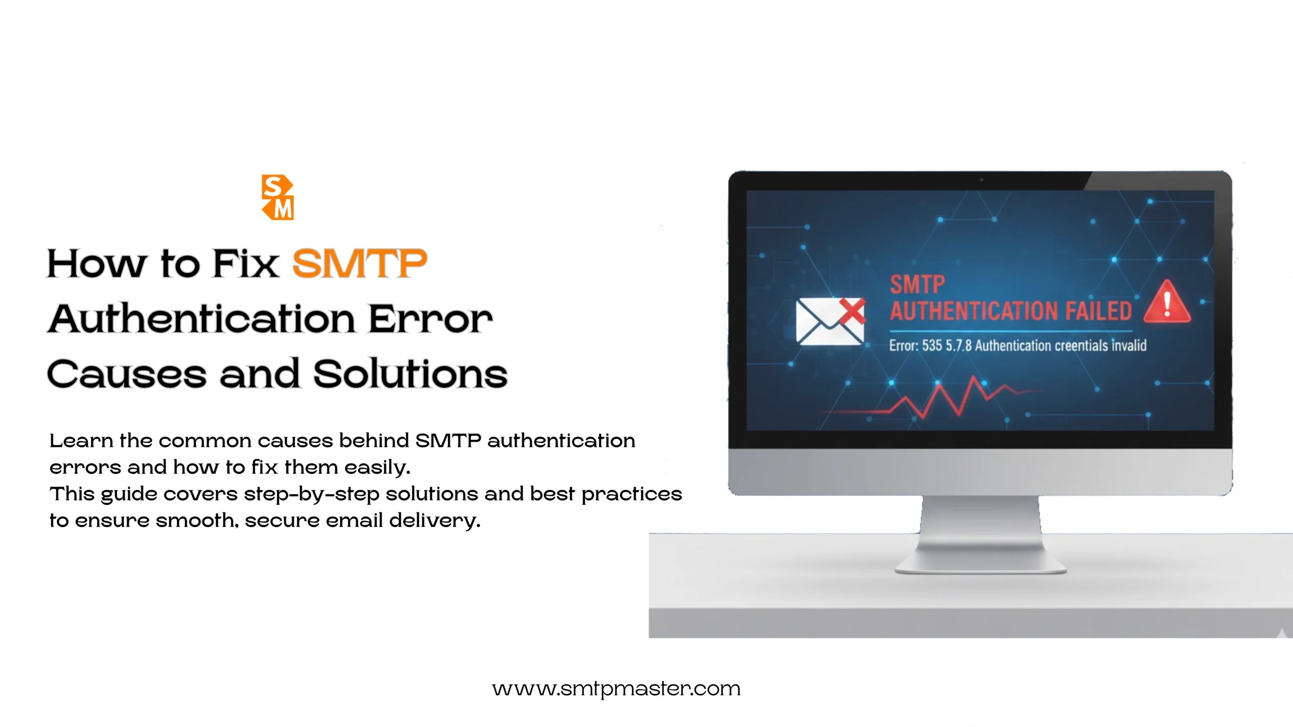 smtp authentication error