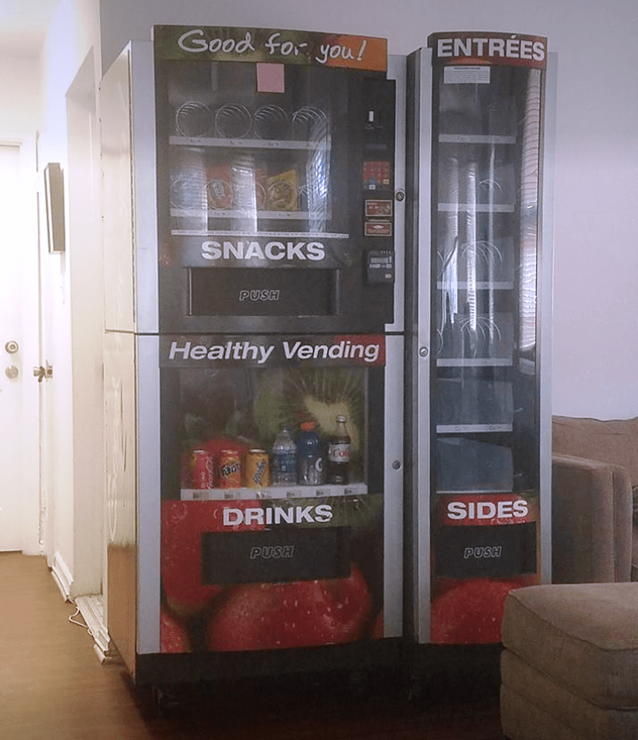 The Vending Pany Posts Up to 200 items Selections.