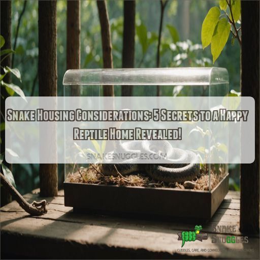 Snake housing considerations: 5 secrets to a happy reptile home revealed!