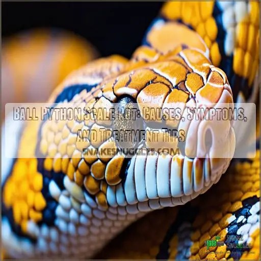 Ball python scale rot: causes, symptoms, and treatment tips