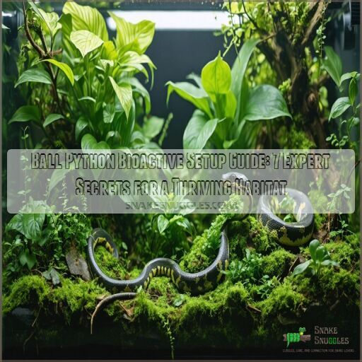 First Ball Python Bioactive Naturalistic Setup Let Me Know How I Did - Amazing Geometric Background - Retina