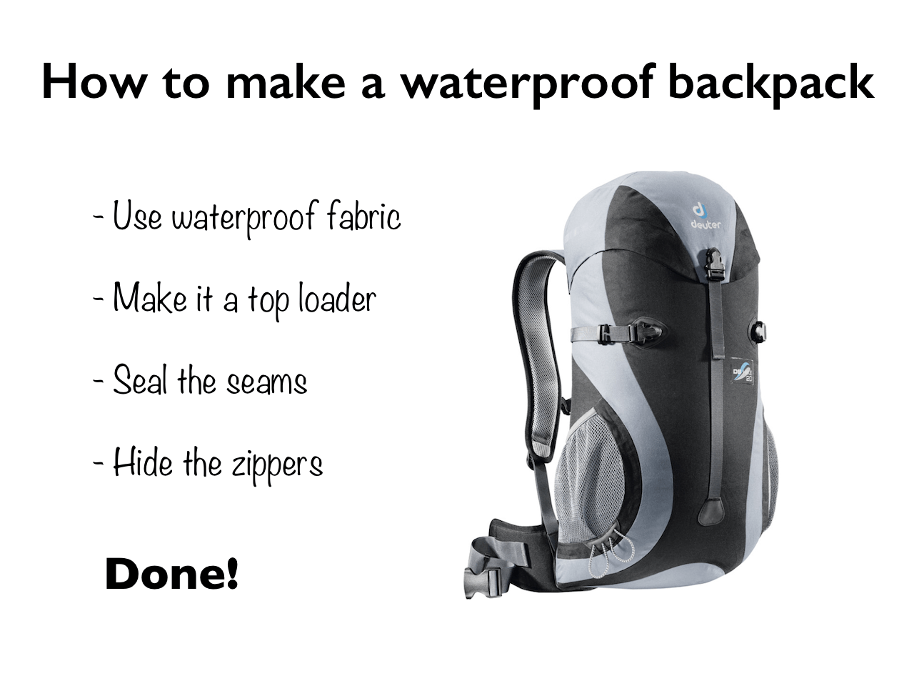 The Bizarre Scarcity Of Waterproof Hiking Backpacks Snarky Nomad