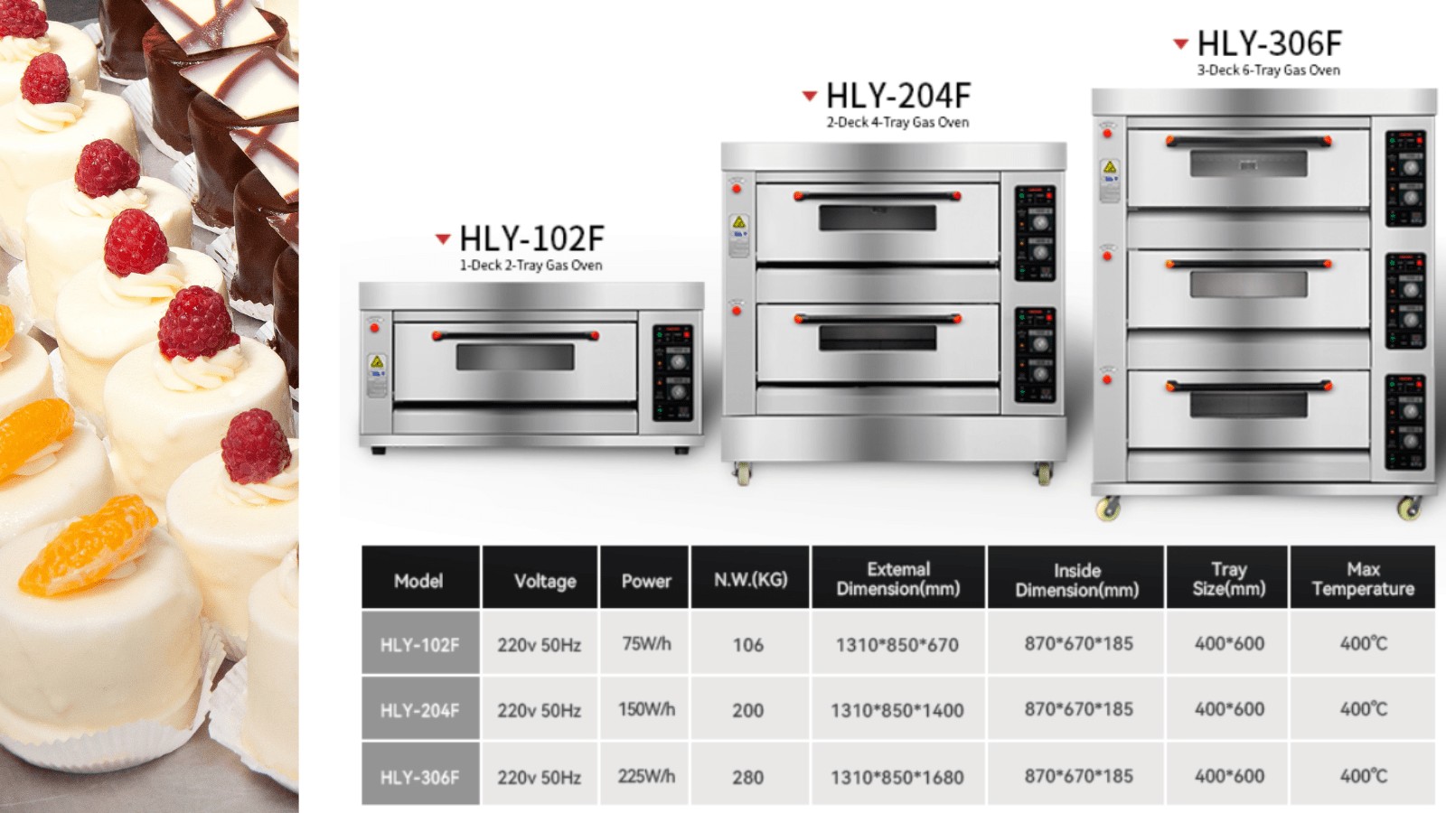 Gas Deck Oven series