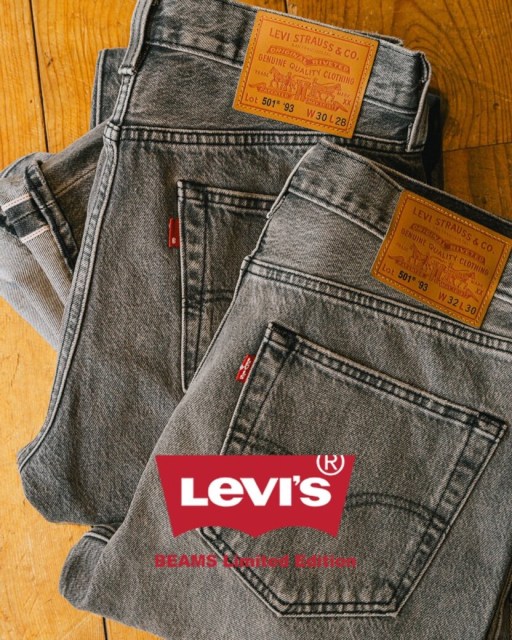 L30 W30 LEVI'S BEAMS 501 Jeans Limited新品 LEVI'S 501 BEAMS LIMITED EDITION ブラックウォッシュ 9月19日