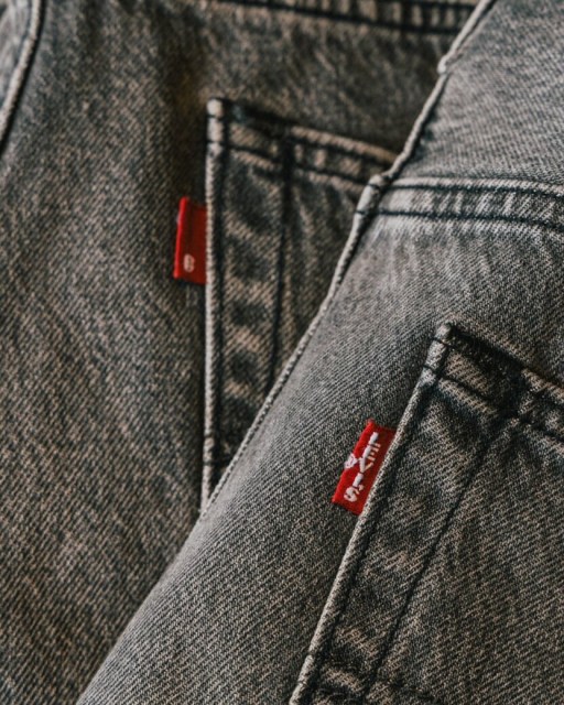 Beams Levi’sブラックデニムパンツW38×28 limited LEVI'S®︎ × BEAMS】『SUPER WIDE COLLECTION』BLACK｜ビームス