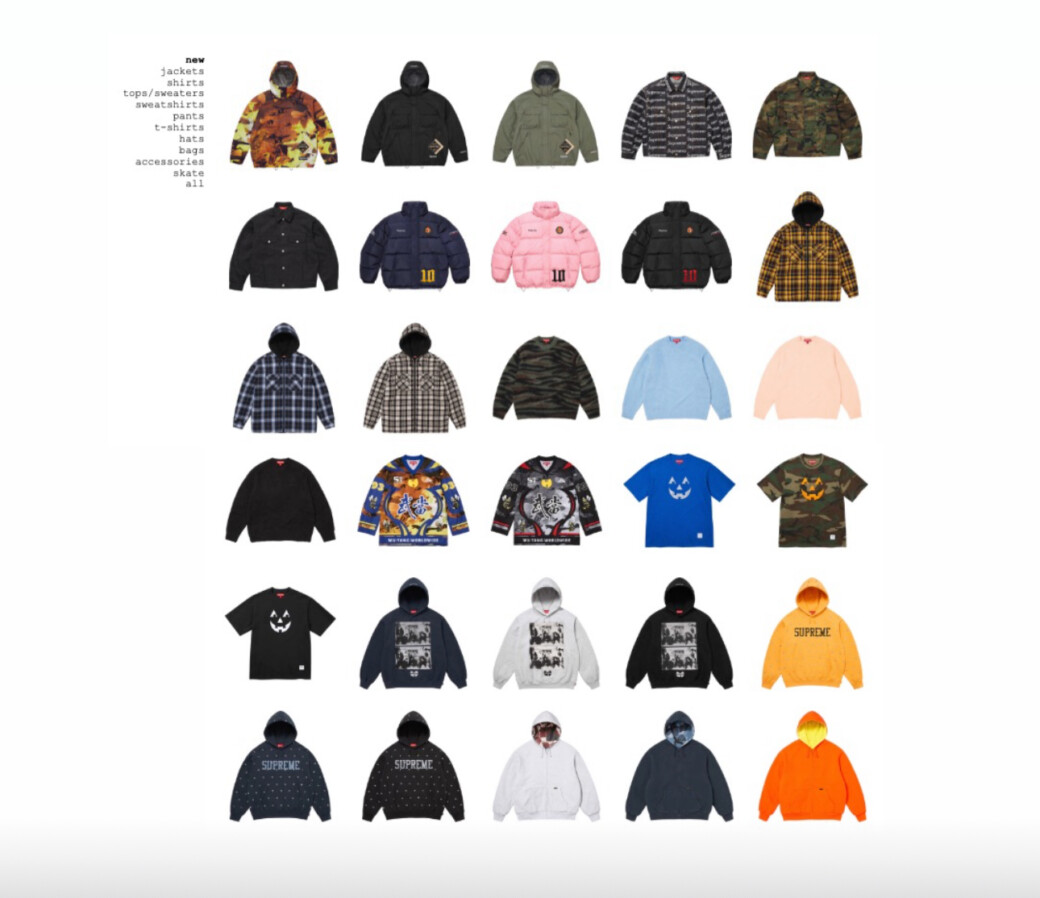 Wu-Tang Clan × SUPREME WEEK10 国内11月1日発売予定 販売