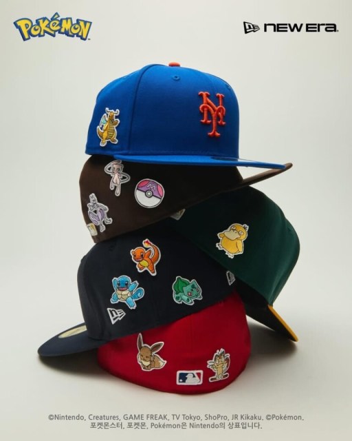 POKEMON × NEWERA ポケモンパックカスタムキャップ 現地時間5月8日発売