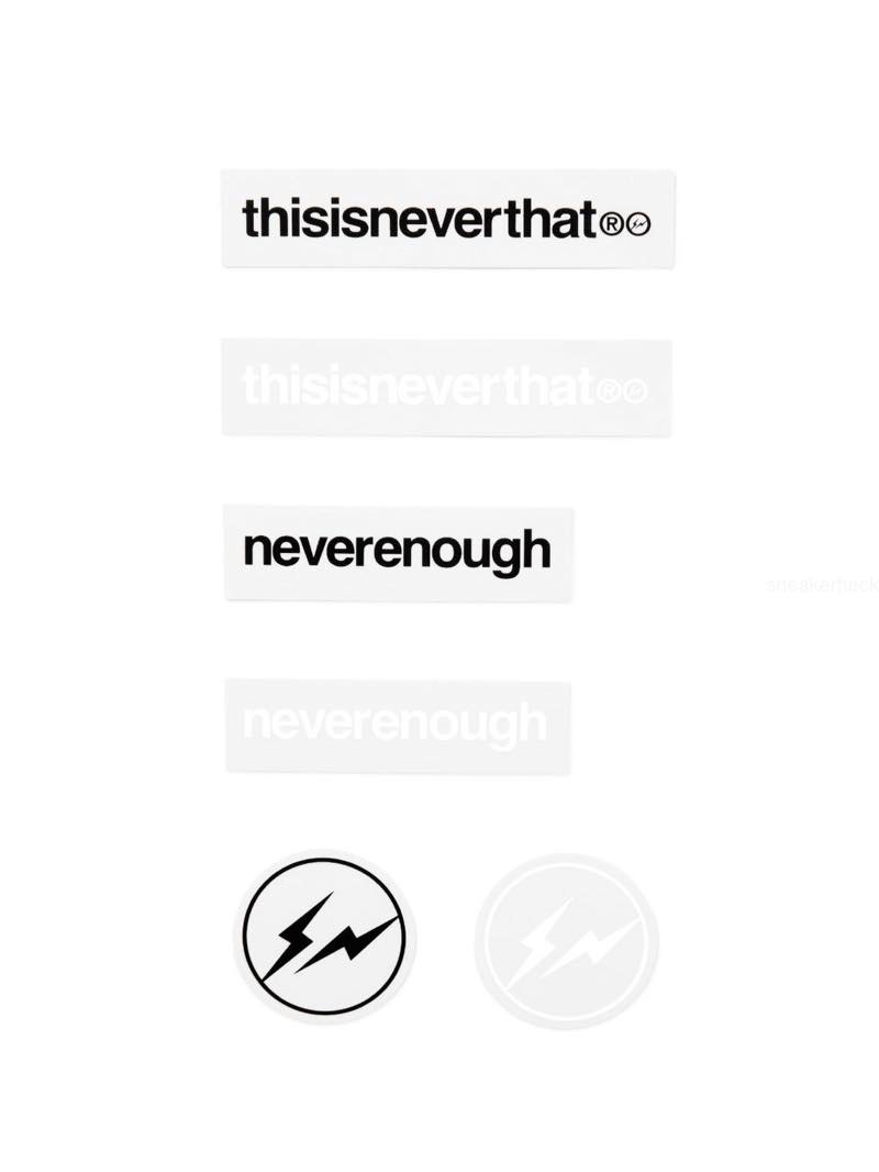 FRAGMENT DESIGN × thisisneverthat neverenough 8月7日発売 – SNEAKER