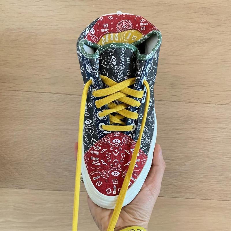 VANS X RHUDE☆ロゴ Bold Ni スニーカー 関税・送料無料 Vans x RHUDE Bold Ni Dark Blue VN0A3WLPTHE