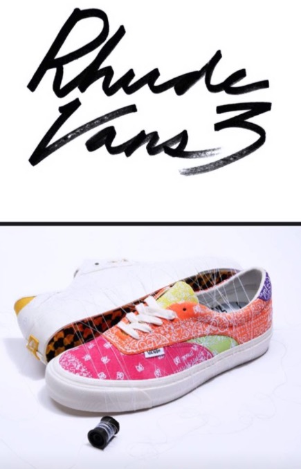 RHUDE × VANS 第3弾 ヨーロッパ圏10月1日発売予定 – SNEAKER HACK