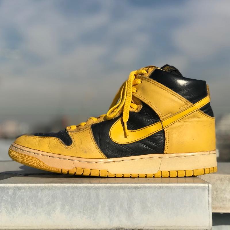 12月9日発売予定 NIKE DUNK HIGH BLACK VARSITY MAIZE – SNEAKER