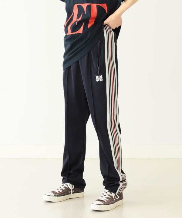 Needles for BEAMS BOY ニードルズ トラックパンツ BEAMS BOY × NEEDLES 別注 “Track V-neck Pullover & Long Zip