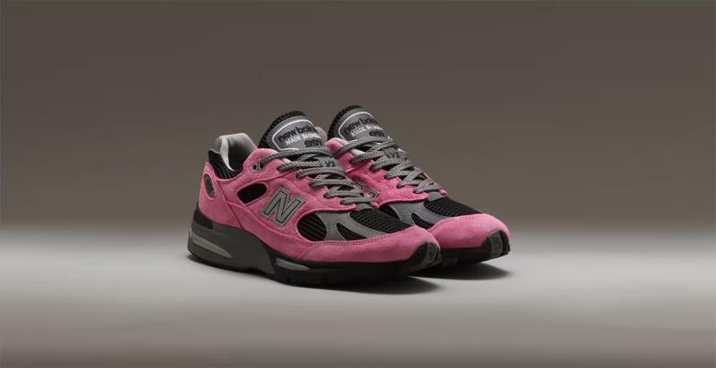 日本限定カラー NEW BALANCE 991v2 ブラック/ピンク U991KP2 8月