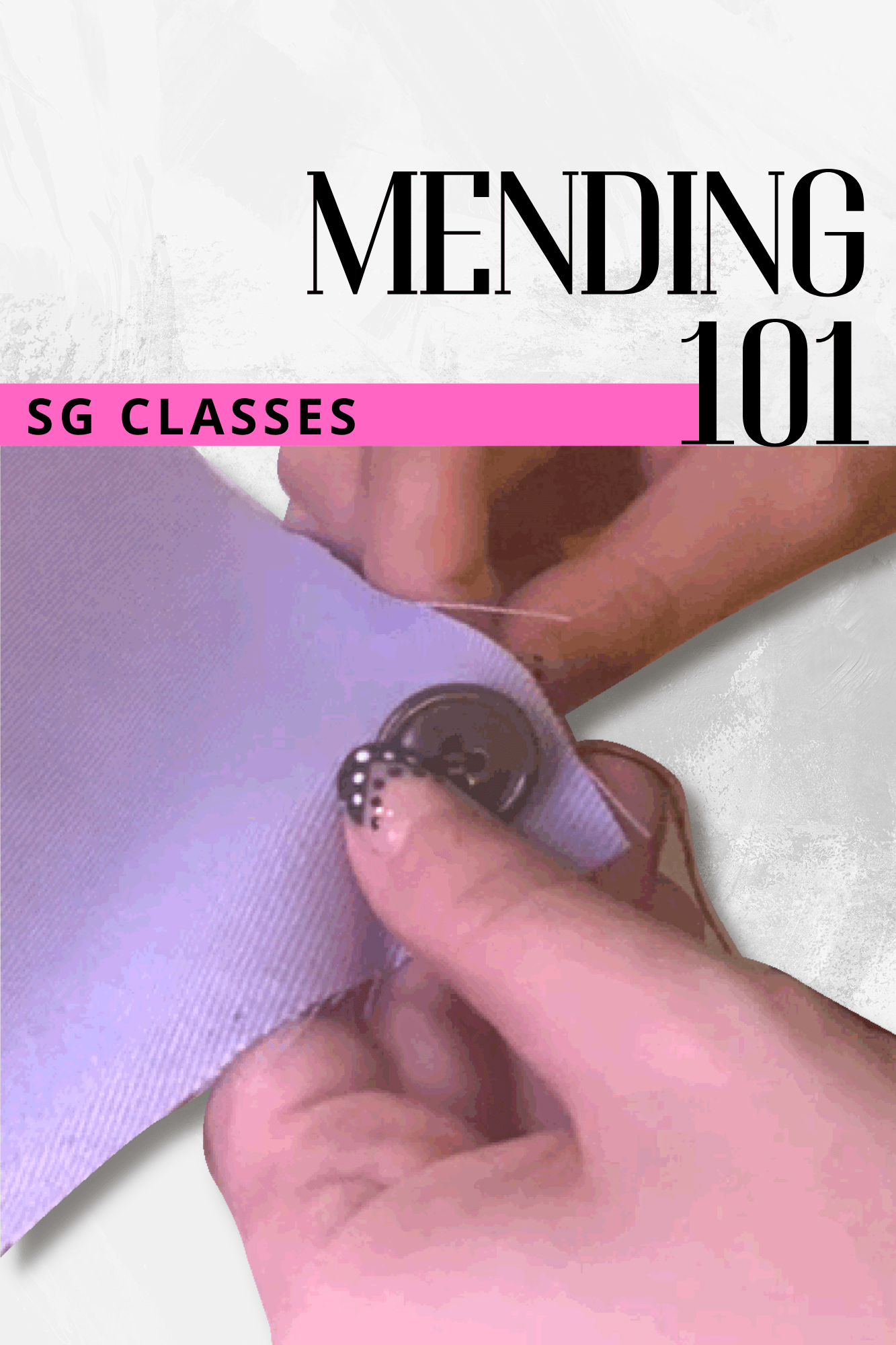 MENDING 101 WITH ANNE - MARCH 16 2027