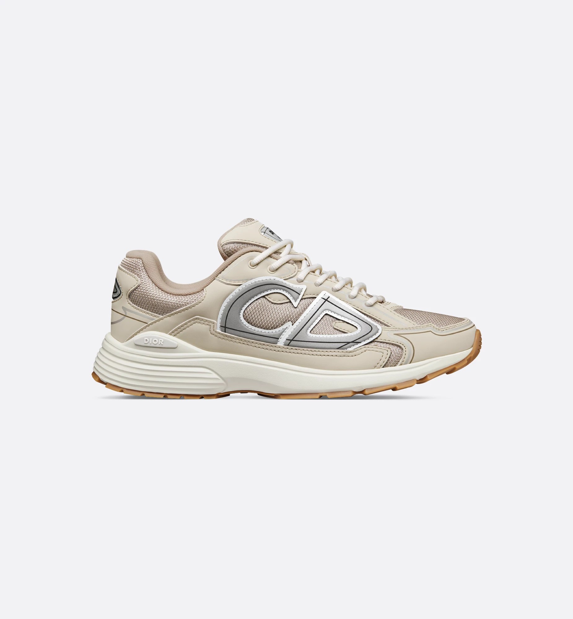 B30 Countdown Sneaker Cream Mesh and Cream Technical Fabric