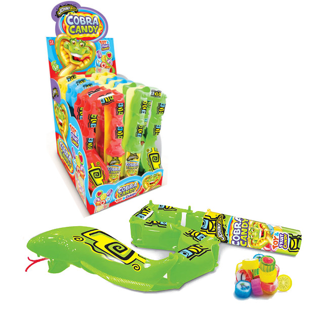 Cobra snoep Johny Bee 12 x 16 gram