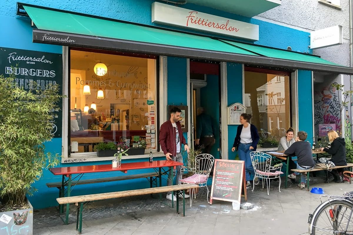 Frittiersalon, Boxhagener Str. in Friedrichshain
