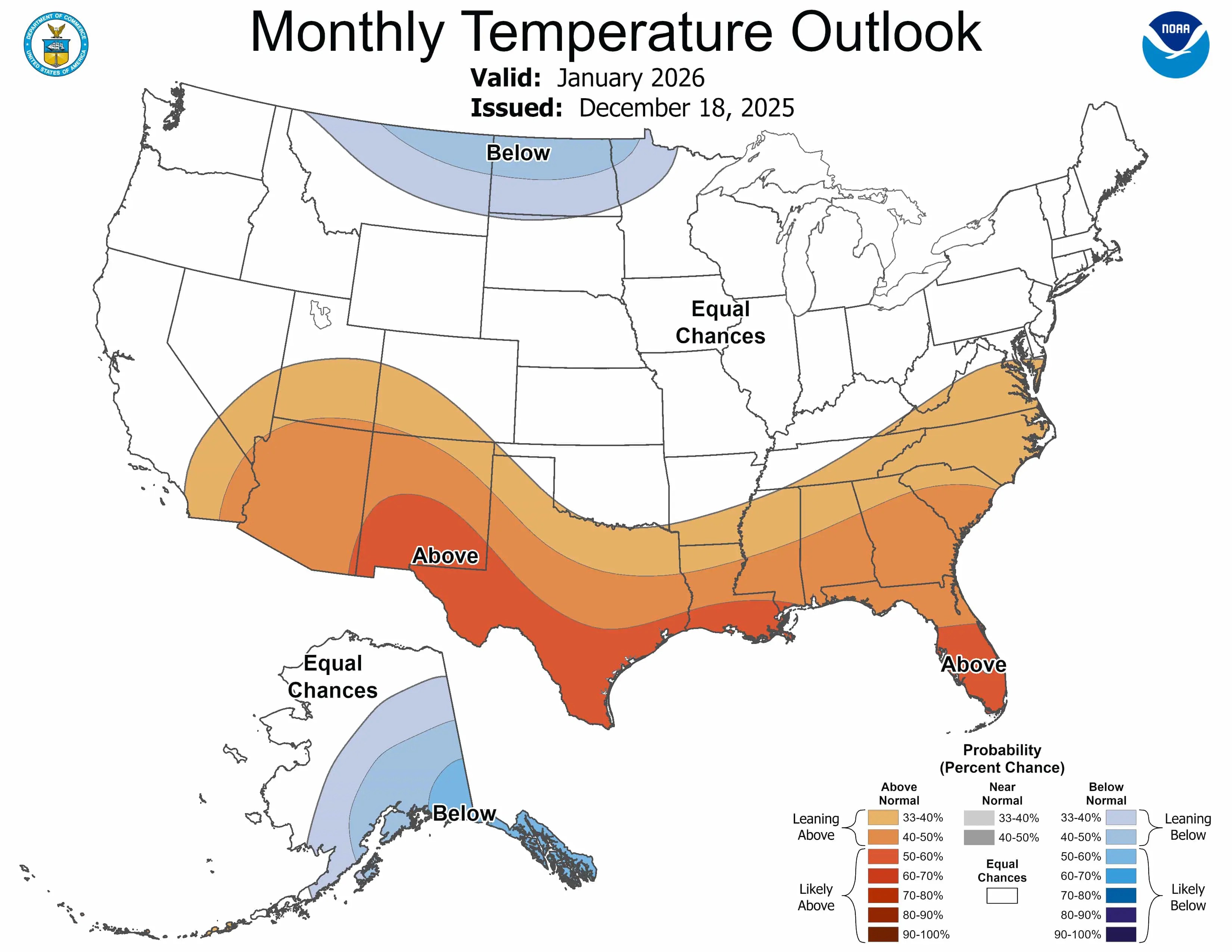NOAA January 2026 Outlook Can The West S Ski Season Be Saved SnowBrains Off14 Temp 