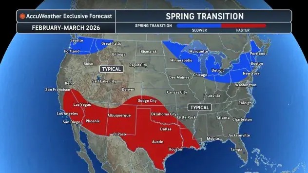 AccuWeather Releases 2026 U.S. Spring Forecast: Winter Lingers in