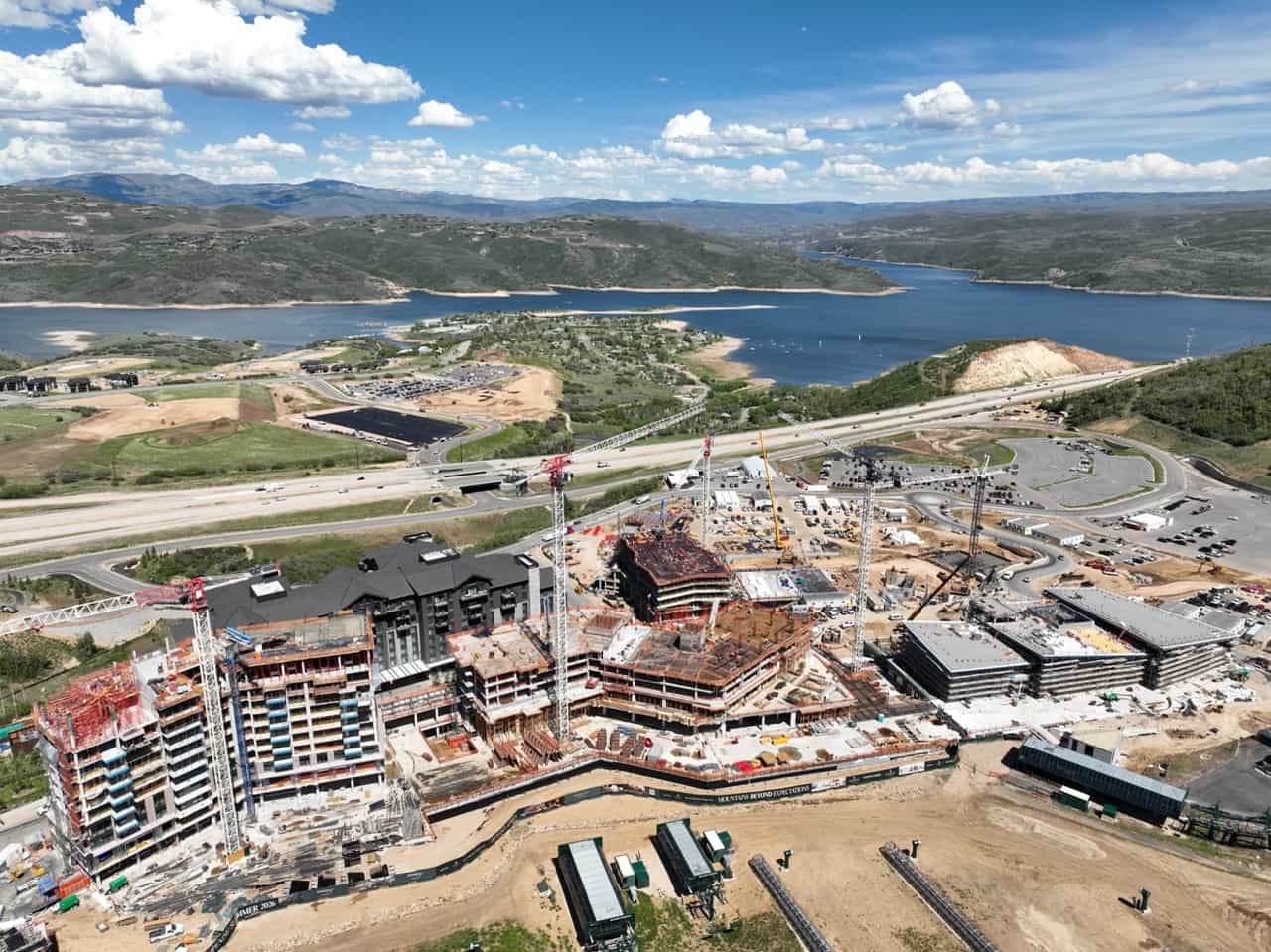 Construction progress in early July. | Credit: Deer Valley