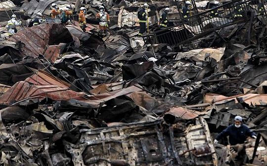 Japan's worst crisis since World War II. Japan's worst crisis since World War II.