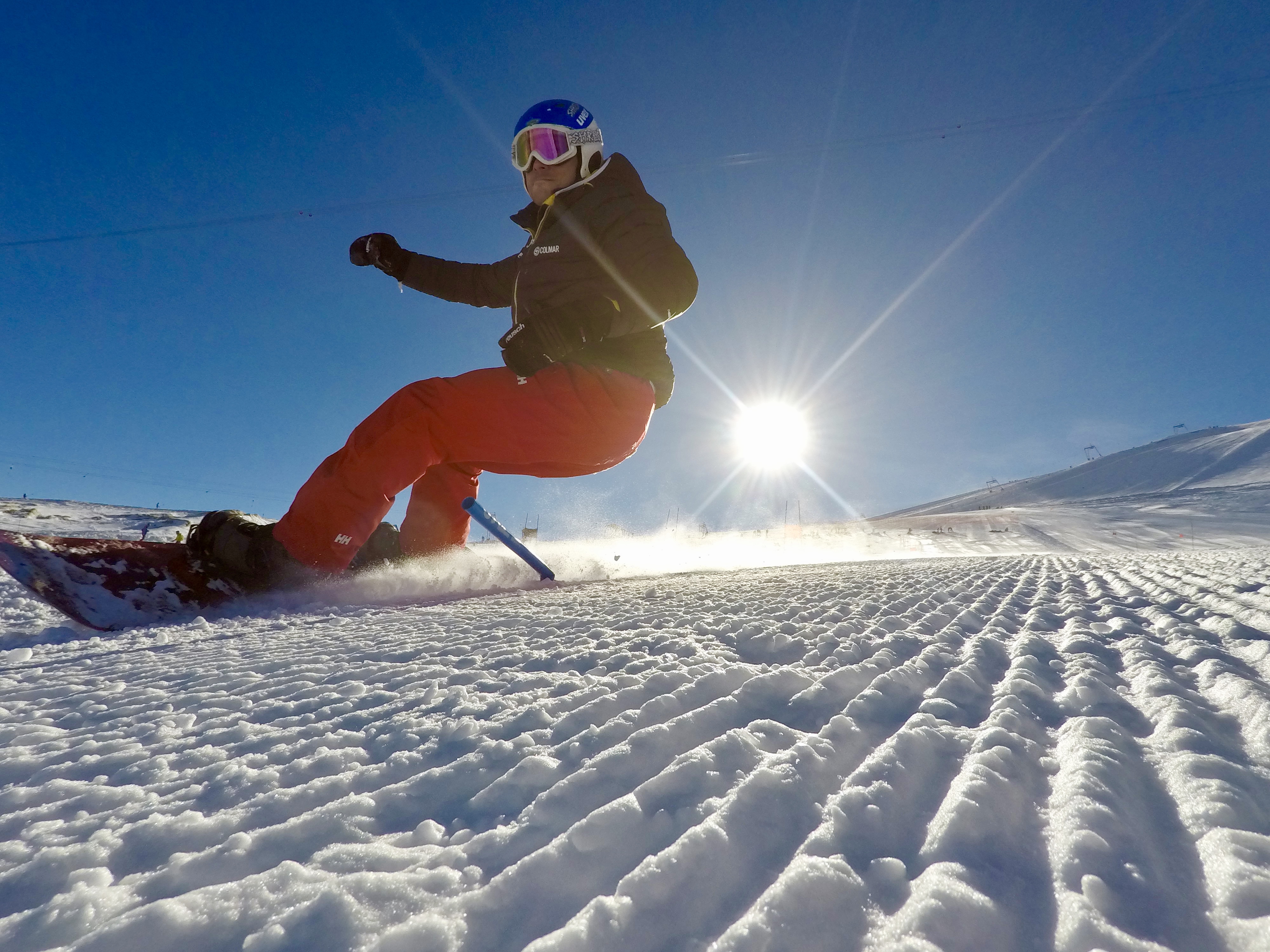 bank slalom entrainement DE ski alpin