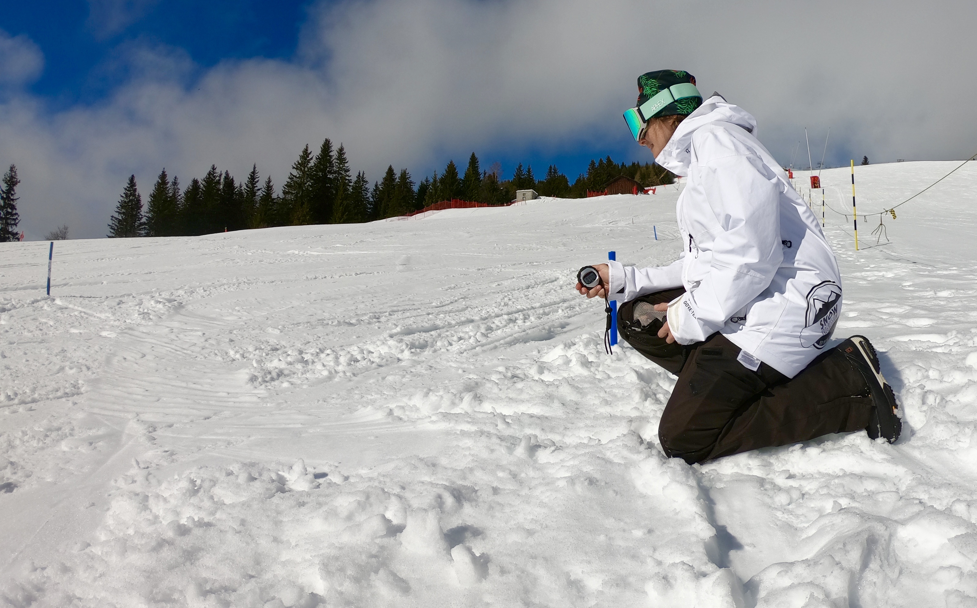 entraînement Bank slalom