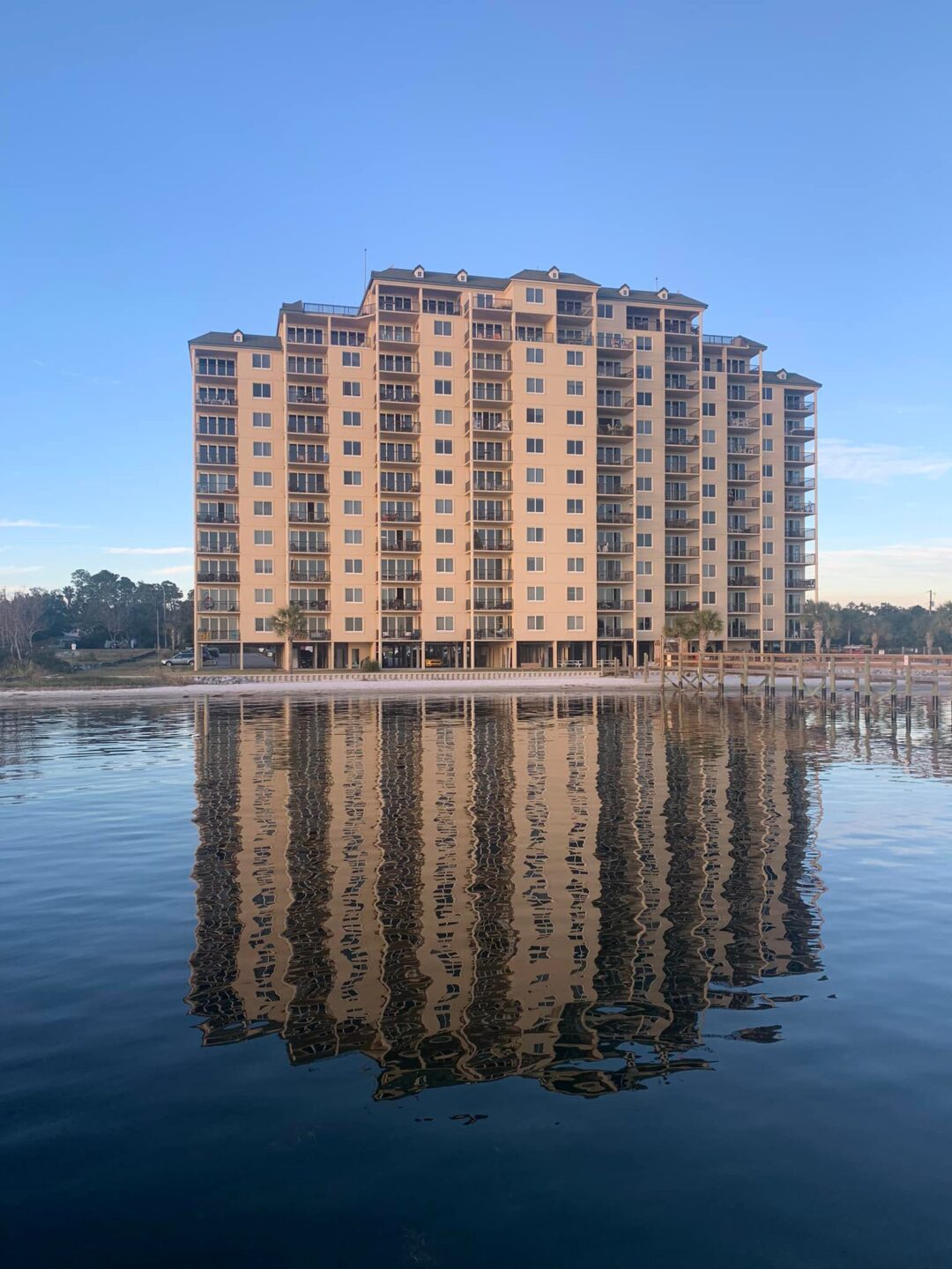 Snug Harbour Condominiums Pensacola FL still water reflections