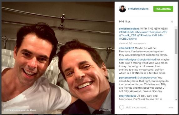 Jason Thompson and Christian LeBlanc