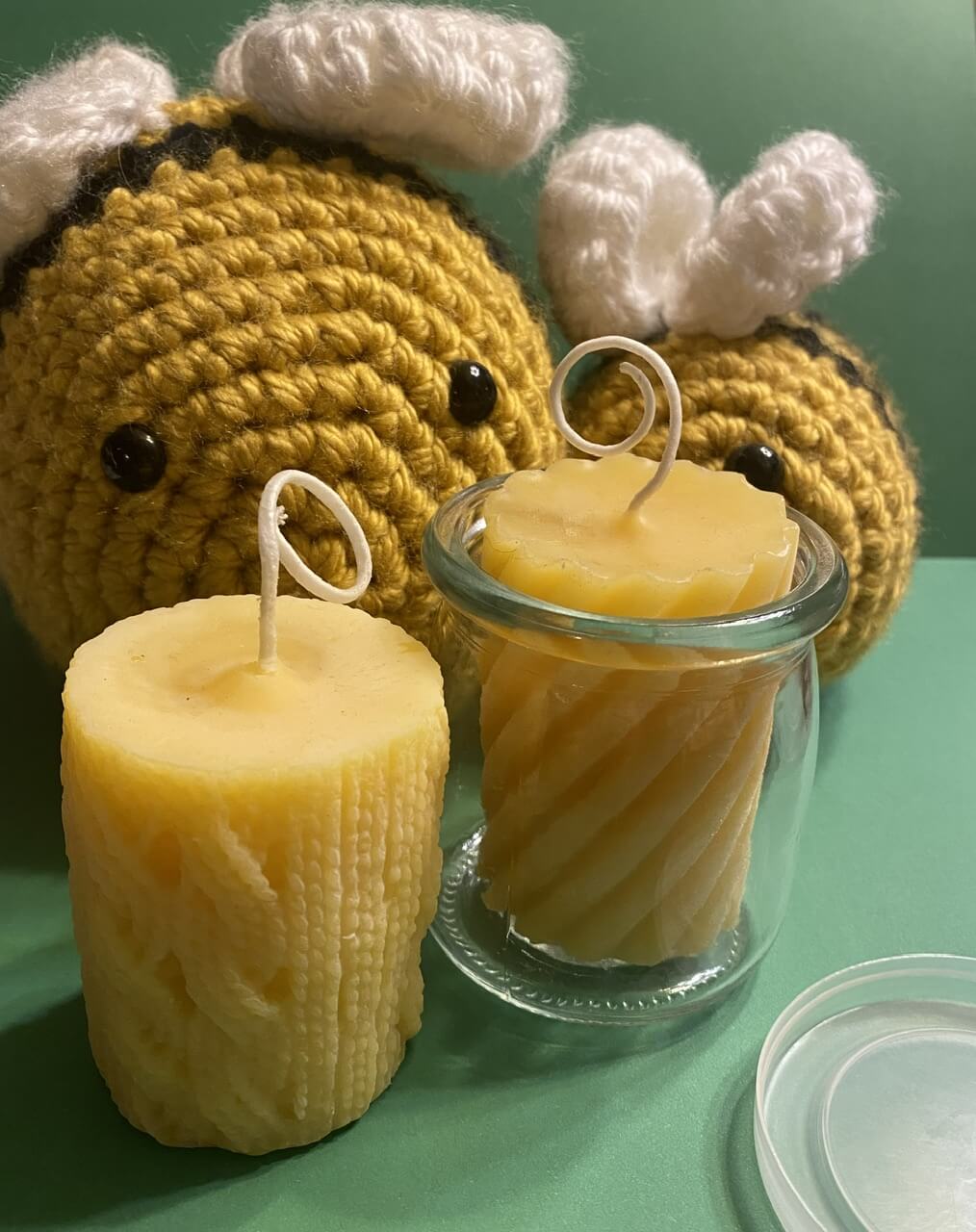 Beeswax candles